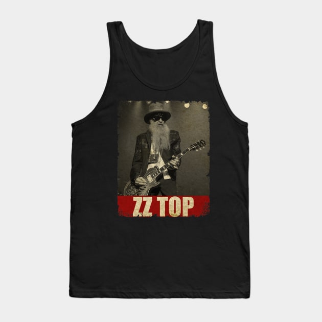 ZZ Top - New RETRO STYLE Tank Top by FREEDOM FIGHTER PROD